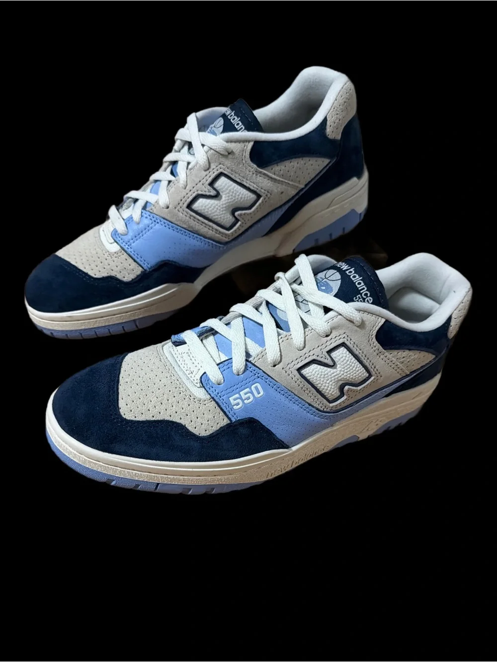 New Balance 550 Sneakers in Navy, Light Blue & Gray Men’s size 10.5 *NEW*